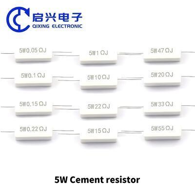 Calidad Resistencia Cerámica Aislada 5W 10W 0.25R 0.5R 3R 27R 12R 100R 5 Por Ciento Aplicaciones Lineales fábrica