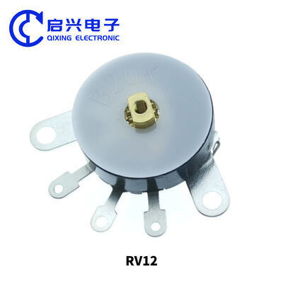 Calidad RV12 Potenciómetro de rodadura de película de carbono lineal con interruptor 5k 10k 100k fábrica