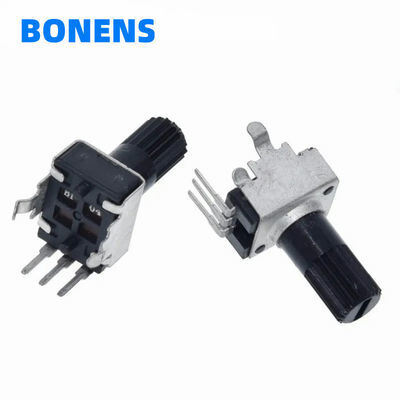 Calidad WH116AK Potenciómetro rotativo de película de carbono con interruptor de empuje 10A de ajuste de alta corriente fábrica