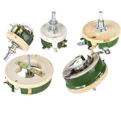 Calidad Resistencia de disco circular bobinado BC1 100W 200W 300W Potenciómetro ajustable 1K fábrica