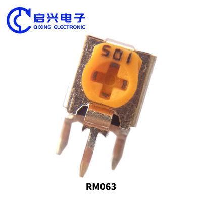 RM063 Amarillo Resistor ajustable vertical WH06-1C Horizontal WH06-2C Potenciómetro 1K 5K 20K 100K 102 103 205