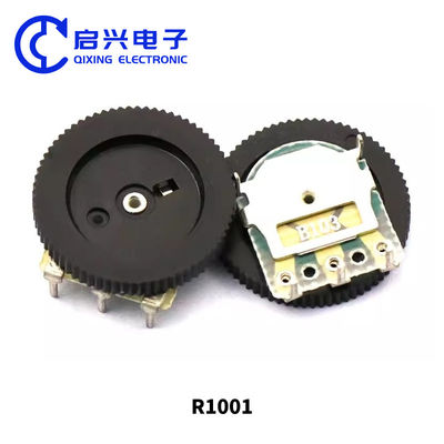 Potenciómetro de rueda de marcado de 1K Ohm para control de interruptor de volumen de audio estéreo 16x6mm