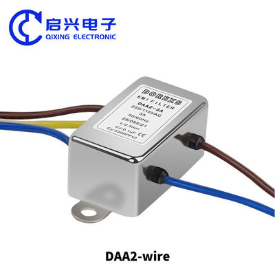 DAA2 220V 1A-10A Filtro de ruido EMI de línea de fase única