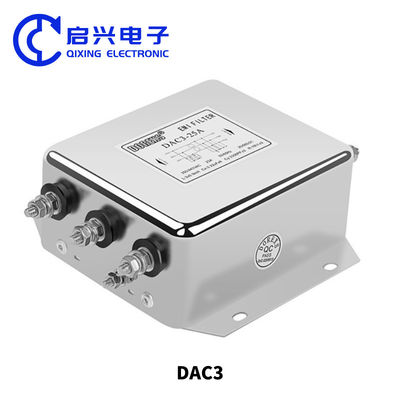 DAC3 de alta potencia Filtro EMI de tres fases 6A10A 20A 30A Filtro de ruido de potencia