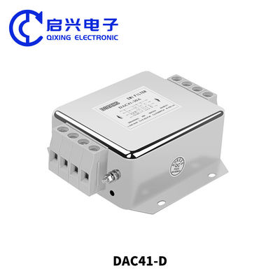 Filtro EMI de la serie DAC41-D 6A-30A Filtro de ruido de la fuente de alimentación de cuatro alambres de tres fases AC 380VAC/440VAC