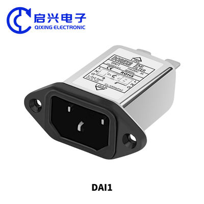 DAI1 Serie IEC Tipo de enchufe EMI Filtro de ruido de potencia de fase única 1A 3A 6A 10A