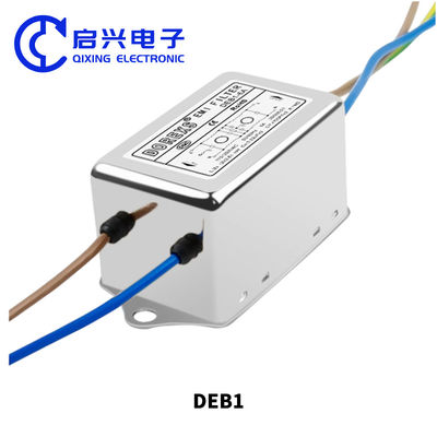 Se trata de un filtro EMI monofásico de la serie DEB1 220VAC 3A-20A Filtro de línea de alimentación