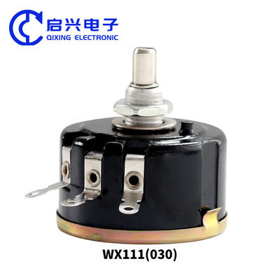 WX111 WX030 Potenciómetro de heridas de alambre de giro único 3W Resistor ajustable