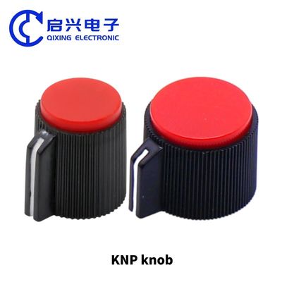 Botón de potencializador de plástico de bakelita 6 mm Botones de control giratorios KNP-20