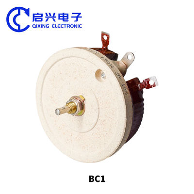 BC1 Alta potencia deslizante reostático disco de porcelana disco de resistencia ajustable 25W 50W 100W 500W Watt 10R 100R 1K