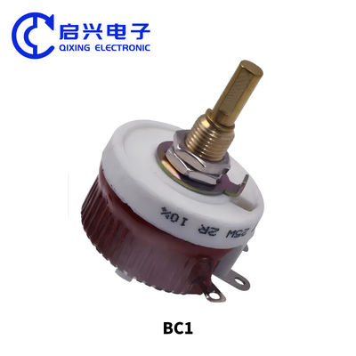 BC1 Resistor variable de disco de porcelana con materiales cerámicos personalizables 25W 50W 100W