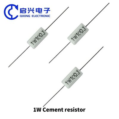 Resistores cerámicos aislados 5W 10W 0,25R 0,5R 3R 27R 12R 100R 5% para aplicaciones lineales