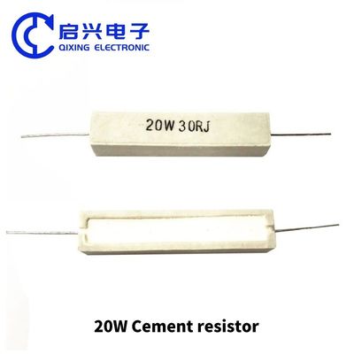 Resistor cerámico de mayor tamaño 5W 0.01R 0.015R 0.2R 0.22R 0.33R 0.5R Resistor de cemento