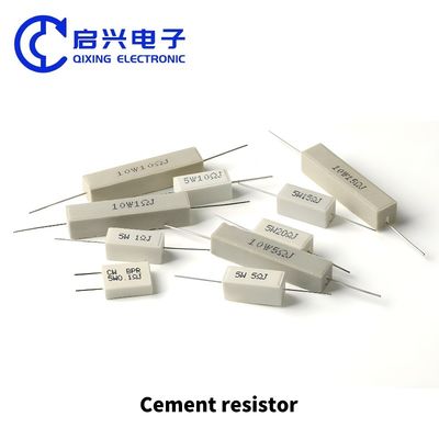 Resistores cerámicos de cemento 1W 2W 3W 5W 7W 10W 15W 20W 30W 50W 100W