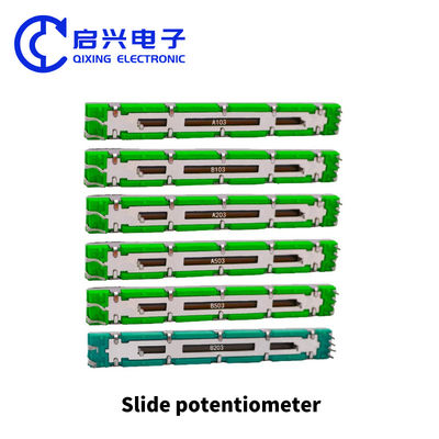 75 mm mezclador de fader B10K potencialómetro doble de deslizamiento estéreo B103