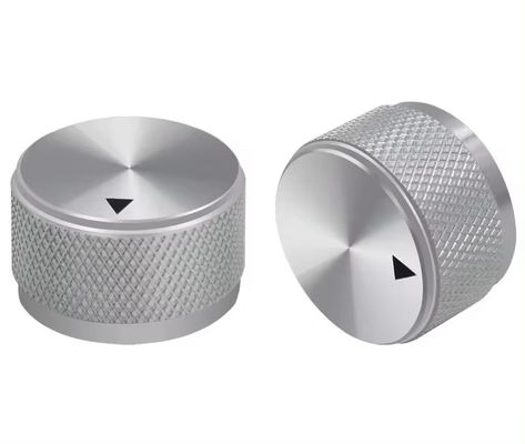 Potenciómetro de aleación de aluminio de plata, perno de control de volumen de la guitarra eléctrica, tornillo de bajo tipo 25 x 15,5 mm (dh)