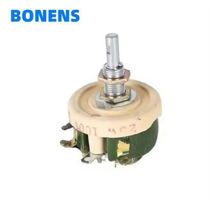 BC1 Resistente de potencia variable Reostato disco redondo Wirewound Resistente ajustable 25W 50W 100W 150w 200W 300W
