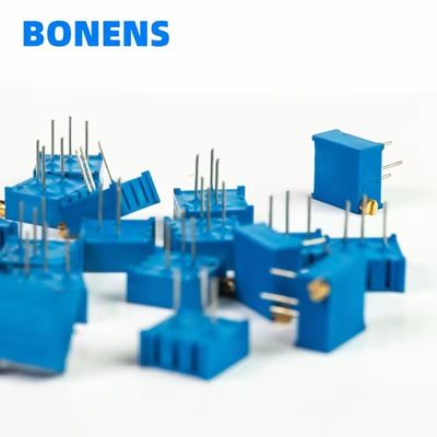 3296w 10k ohm vidrio de vidrio de 0,5 vatios cortador giratorio de múltiples giros potencialómetros resistores variables