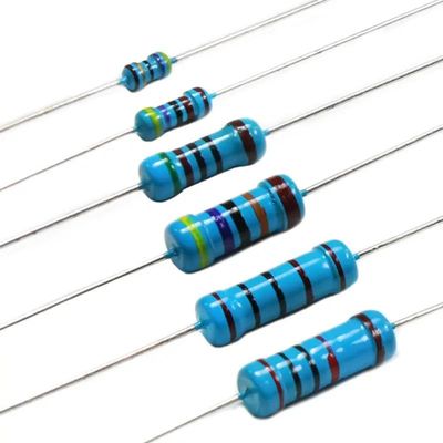 Resistor de precisión 1% 2% 5% MF 1/6W 1/4W 1/2W 1W 2W