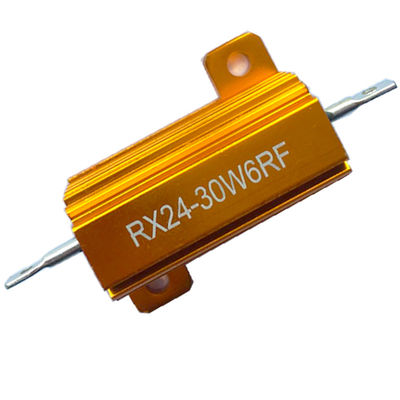 RX24 30W Oro Aluminio Casado Wirewound Resistor de potencia Resistor de potencia Resistor de frenado dinámico