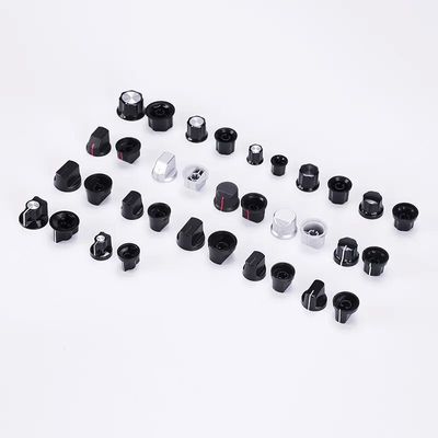 Venta de control de volumen de aluminio botón de audio 6mm d botón de eje de mezclador personalizado botones de fader de metal