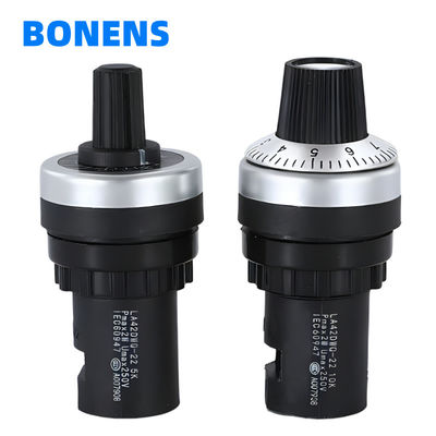 LA42DWQ-22 BONENS 5K Ohm Knob Interruptor giratorio Potenciómetro Pot Invertidor Convertidor Resistencia Variable Velocidad de accionamiento Potenti
