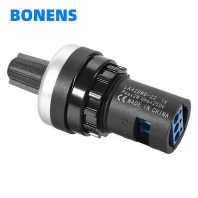 BONENS LA42DWQ-22 10K Knob de Ohm Interruptor giratorio Potenciómetro Pot Inverter Convertidor Resistencia Variable Velocidad de accionamiento Potente