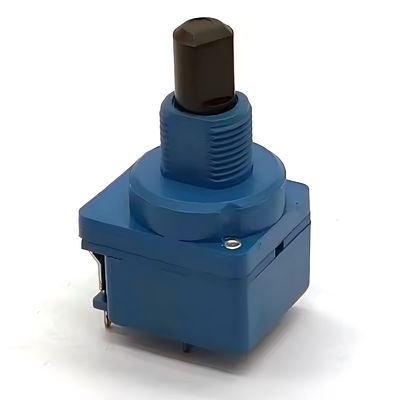 WH116AK Profesional OEM ROHS Película de carbono 16mm 10K 47k 50K 100K 500K Potenciómetro giratorio con doble interruptor giratorio de 10A