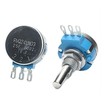 Potenciómetro de película Medio eje RVQ24YN03 B502 5K 10K 25F Para motocicletas de carreras de automóviles Arcade máquina de juego acelerador de freno