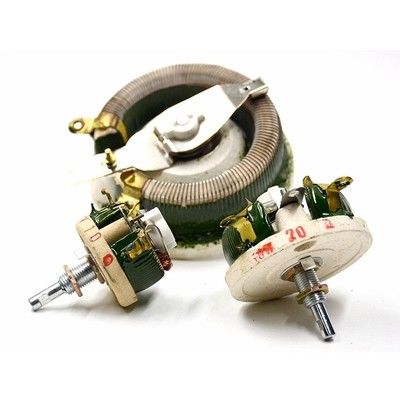 Potenciómetro de cuerda de alambre de alta potencia Disco reostático giratorio Resistor cerámico variable 25W 50W BC1-50W BC1