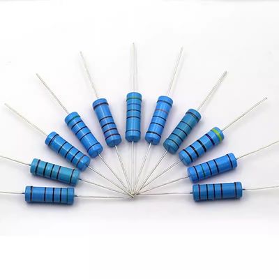 Resistencia de película metálica KNP 1W 2W 3W 5% de tolerancia, resistencia fija