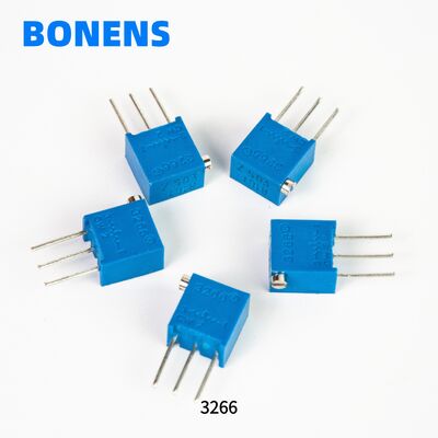 3266P Glaseado de vidrio metálico Potenciómetro de precisión de múltiples giros 10K Resistente ajustable