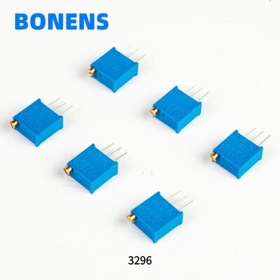 Potenciómetro de ajuste multivuelta serie 3296, resistencia ajustable de 0,5 W con rango de 10Ω~5MΩ