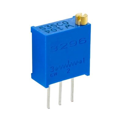Potenciómetro Recortador Multivuelta BONENS 3296W con Rango de 10Ω~5MΩ, Tecnología Cermet, Tolerancia ±10%