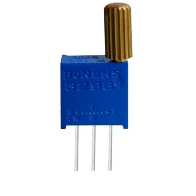 Potenciómetro Recortador Multivuelta 3296W con Perilla de 8mm para Resistencia Ajustable de 1k-50k