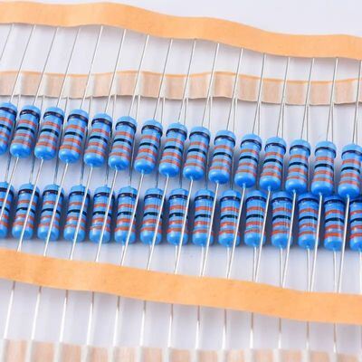BONENS RI80-50W High Frequency Glass Glaze Film Tubular Rod Voltage Divider Resistor 50W Non-inductive