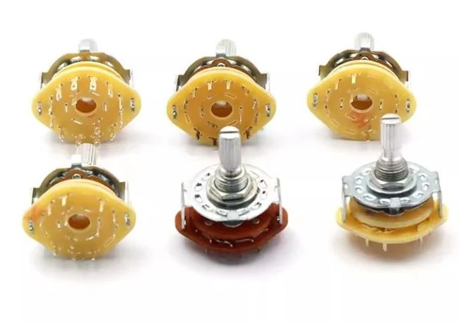10 Durabilidad Interruptores de selector rotativo para un ángulo de rotación suave 1