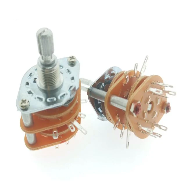 10 Durabilidad Interruptores de selector rotativo para un ángulo de rotación suave 9