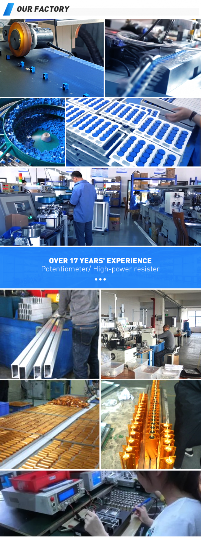 RV24YN20S resistor variable giratorio de potenciales de giro &uacute;nico ajustable con pel&iacute;cula de carbono 6