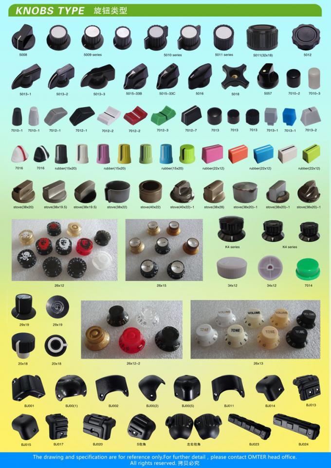 AG1 D Eje 15X16mm Botones de potenciales de plástico Varios tipos Accesorios electrónicos 10