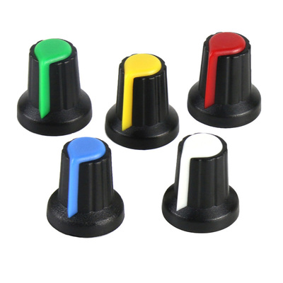 AG1 D Eje 15X16mm Botones de potenciales de plástico Varios tipos Accesorios electrónicos 20