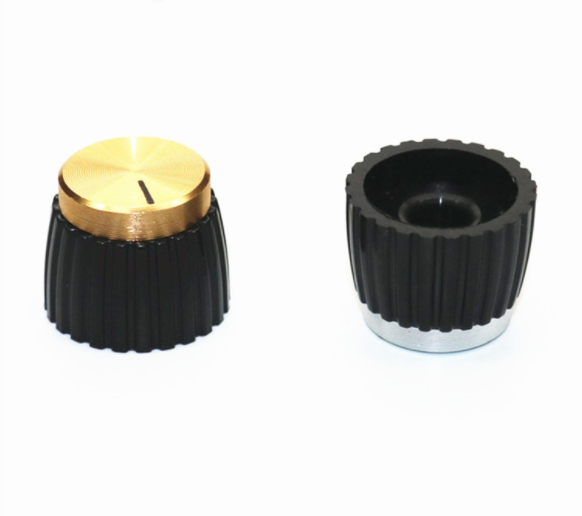 Amplificador de audio botón de tono oro plata botón de marshall de aluminio 1