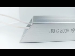 RXLG caja de aluminio resistencias de freno sangrado cuadrado descarga carga de envejecimiento