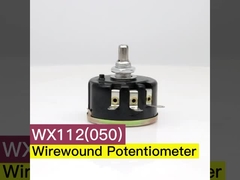 WX112 WX050 5W Potenciómetro de heridas de alambre de giro único Resistencia ajustable 100R 330R 470R
