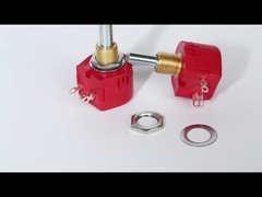 WX118 Potenciómetro de cableado con película de carbono de giro único 1K 2K 5K