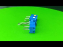 Potenciómetro de recorte de esmalte de vidrio de metal de la serie 3323 de giro único