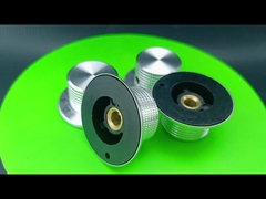 Punzón de aluminio de plata de 37 mm de diámetro con el número 0-10 Agujero del eje Punzón de 6,4 mm