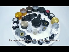 Potenciómetro de plata negra oro amplificador preamplificador de audio estéreo cambio de mando de volumen