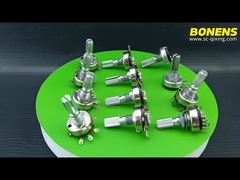 Potenciómetro de película de carbono RV17 con interruptor