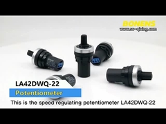 BONENS LA42DWQ-22 4.7K Potenciómetro de interruptor giratorio con perno de ohm